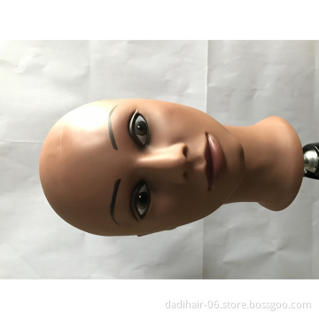 Newest training head makeup hair mannequin head without hair for black